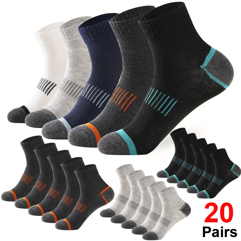 20 Paar Herren-Baumwollsocken- – Athletic Sock Cushion Bewertung und Preis