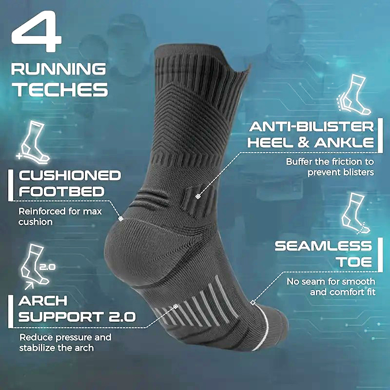 1/5 Paar Herren-Basketball-Spo – Athletic Sock Cushion Bewertung und Preis